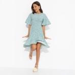 Платье Жду комплиментов. Состав: 65% п/э, 30% вискоза, 5% эластан