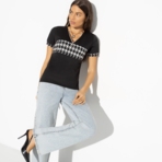 Блуза Принцесса сердца (novelty). Состав: 65% п/э, 30% вискоза, 5% стрейч