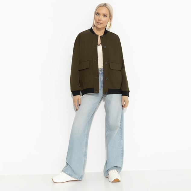 Бомбер Бунтарка (green) 