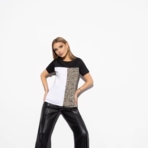 Футболка Стильное сочетание. Состав: 65% п/э, 30% вискоза, 5% стрейч