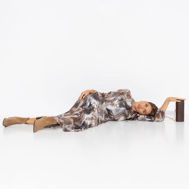 Платье Летящие мгновения (grey)