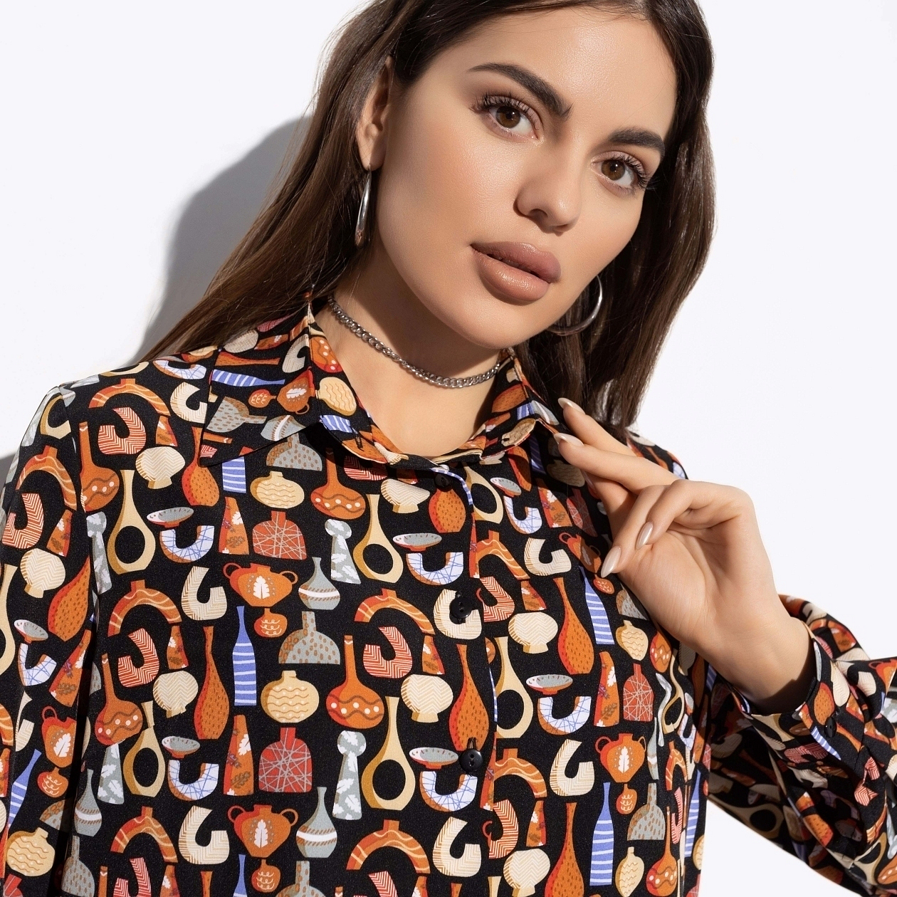 Лабиринт обещаний (fantasy). Состав: 95% п/э, 5% эластан