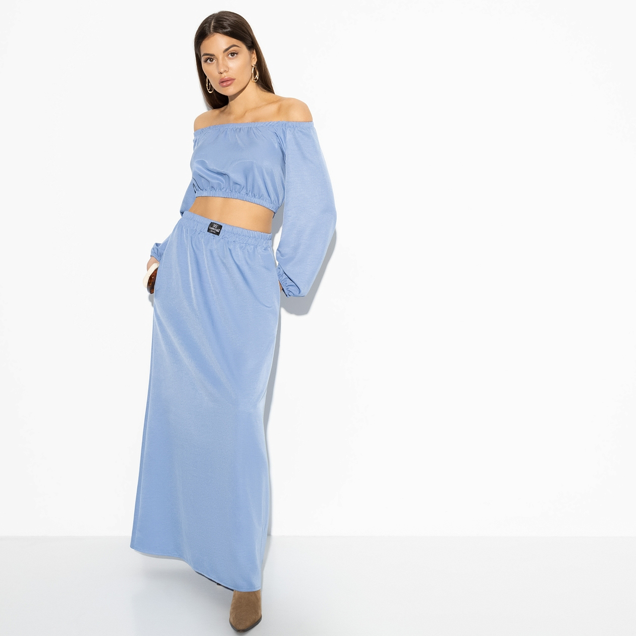 Комплект с юбкой Обнаружена красотка (2 в 1). Состав: 72% п/э, 22% вискоза, 6% спандекс