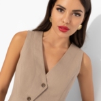 Секрет роскошного образа. Состав: 40% полиэстер, 27% вискоза, 23% лён, 10% хлопок