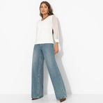 Блуза Попала в сказку (lactic). Состав: 65% п/э, 30% вискоза, 5% стрейч