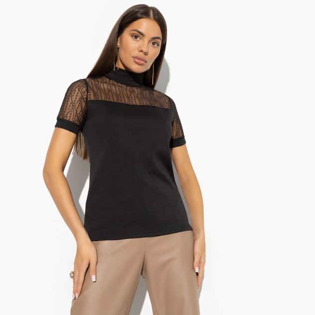 Водолазка С тобой вдвоём (black) 