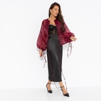 Жакет Вершина восхищения (бордовый). Состав: 100% полиэстер