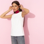 Блуза Кейт Мосс отдыхает (white). Состав: 60% полиэстер, 37% вискоза, 3% спандекс