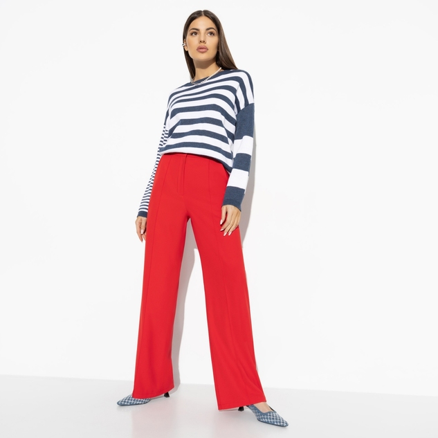 Брюки Модный захват (red) 