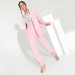 Брюки Яркая база (magic rose). Состав: 60% п/э, 37% вискоза, 3% спандекс