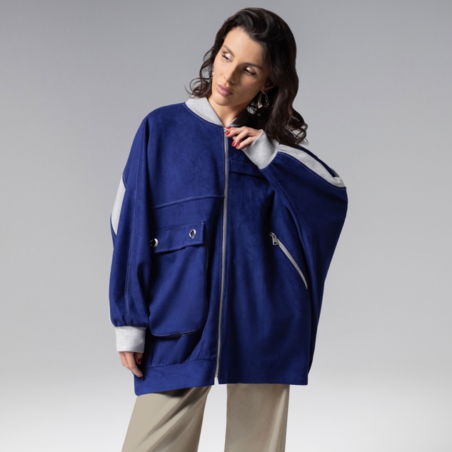 Бомбер Стильное вложение (oversize, L-XL) 