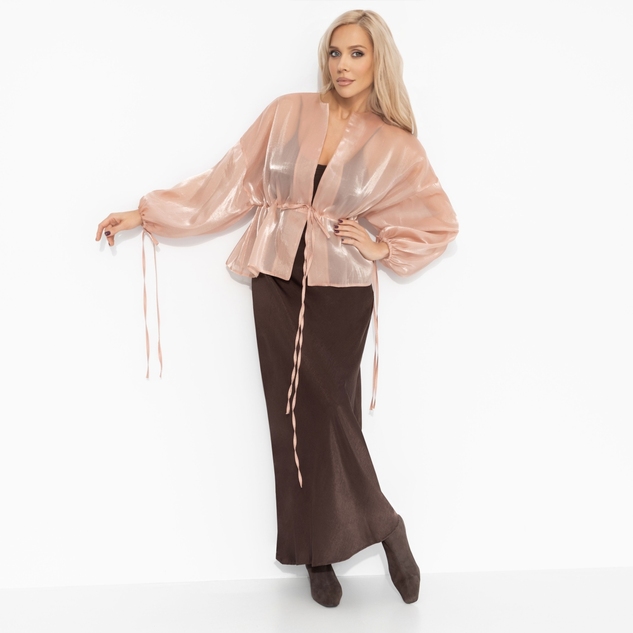 Жакет Вершина восхищения (пудровый) 