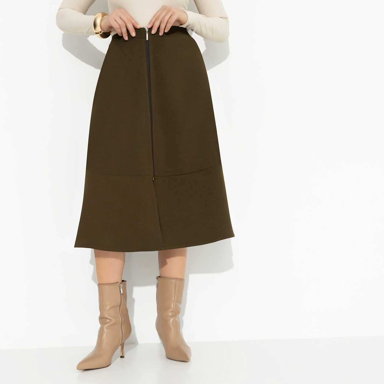 Вперёд в будущее (green). Купить женский Юбка оптом от производителя.