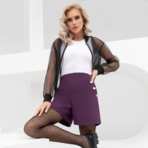 Шорты Вдохновленная трендами (аметист). Состав: 96% п/э, 4% эластан