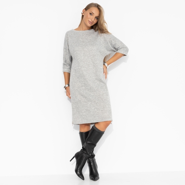 Платье Лёгкость бытия (серое) 