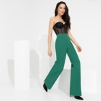 Брюки Модный экстаз (green mist). Состав: 95% п/э, 5% эластан