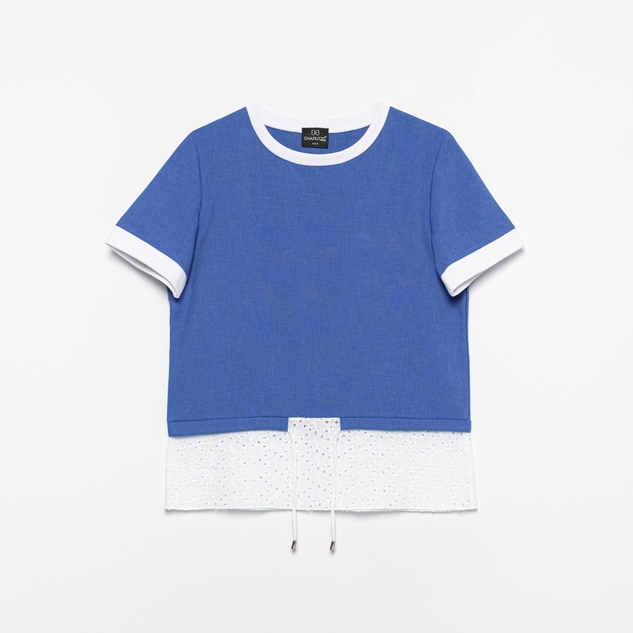 Футболка Романтика с перчинкой (синяя) 