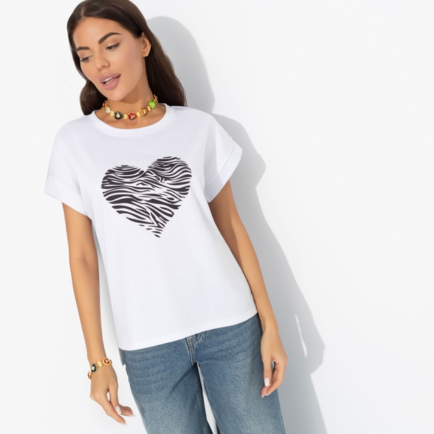 Футболка Оттенок настроения (heart) 