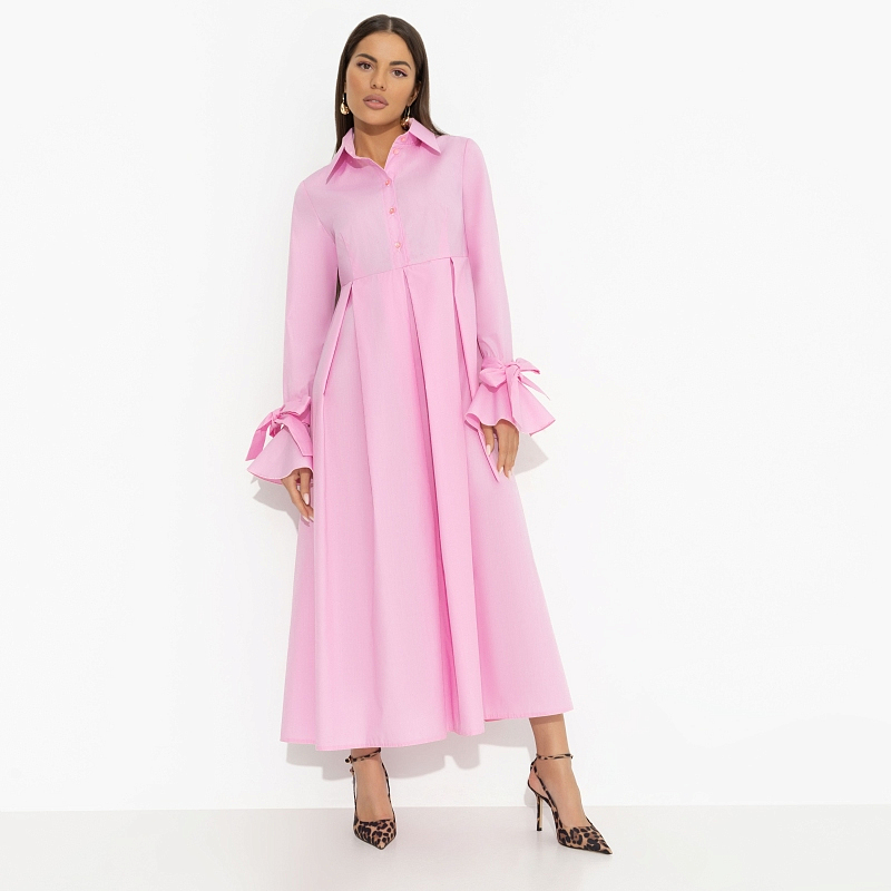 Платье Деликатное искусство. Состав: 65% хлопок, 30% п/э, 5% эластан