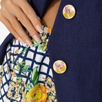 Костюм с юбкой Радую себя (2 в 1, синяя мечта). Состав: 100% полиэстер