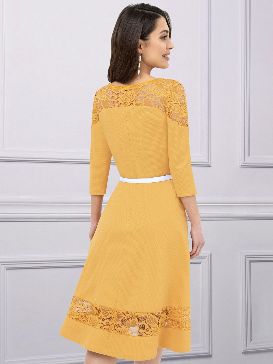 Платье Моя Мэрилин (яркая, нью, с ремешком). Состав: 65% п/э, 30% вискоза, 5% спандекс