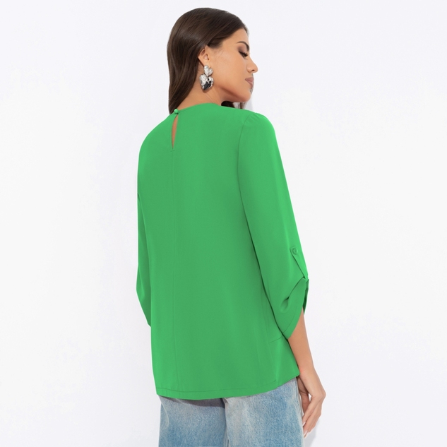 Блуза Я пришла блистать (изумрудная) 