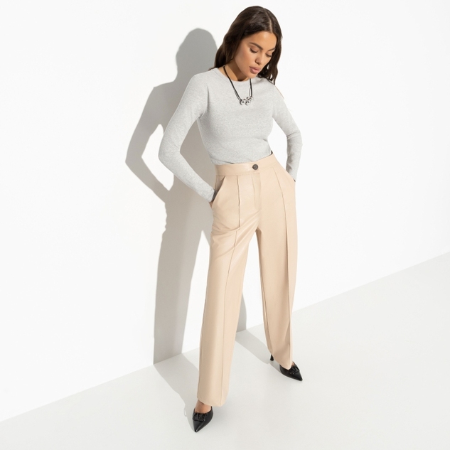 Брюки Модный захват (beige) 