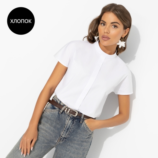 Блуза Модный приём (белая) 