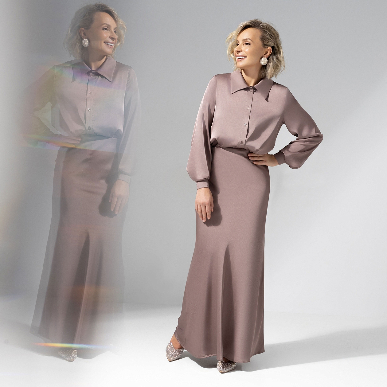 Мыслить иначе (cappuccino). Купить женский Юбка оптом от производителя.