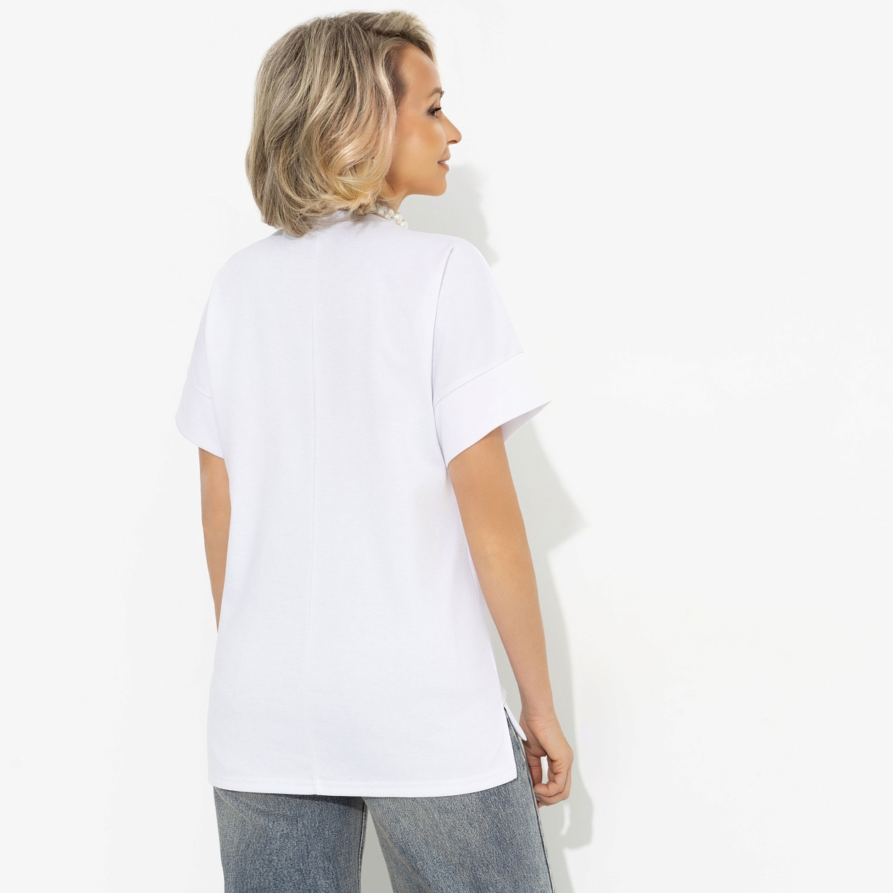 Туника Обожать разрешается. Состав: 65% п/э, 30% вискоза, 5% стрейч