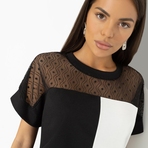 Футболка Ты в деле (exquisite). Состав: 65% п/э, 30% вискоза, 5% стрейч