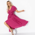 Платье Счастье влюбленности (фуксия). Состав: 100% п/э