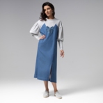 Платье Блеск будней. Состав: 65% хлопок, 30% п/э, 5% спандекс