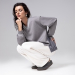 Успех в руках (серый). Состав: 35% вискоза, 30% п/э, 30% нейлон, 5% спандекс