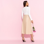 Откровенно шикарная (беж). Купить женский Юбка оптом от производителя.