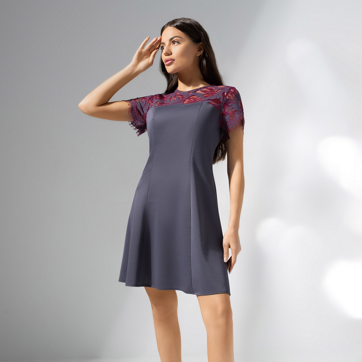 Платье Истина в любви. Состав: 85% п/э, 10% хлопок, 5% спандекс