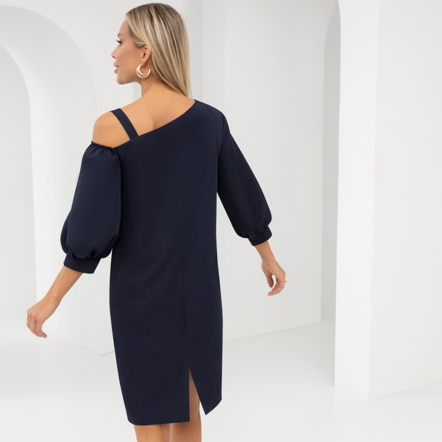 Платье Тайна шикарной красотки (дарк блю) 