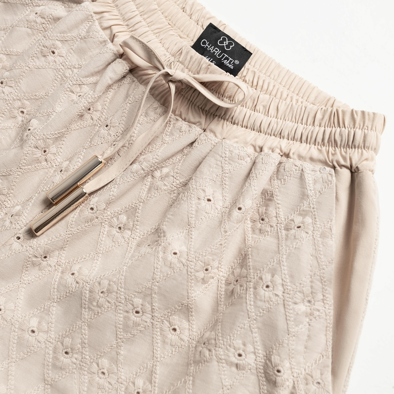 Брюки Роскошный момент. Состав: 85% хлопок, 10% п/э, 5% спандекс