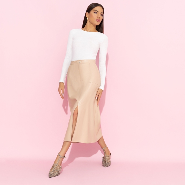 Юбка Откровенно шикарная (беж) 