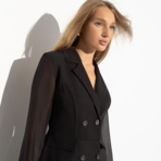 Платье Чао, Белла (black). Состав: 60% п/э, 37% вискоза, 3% спандекс