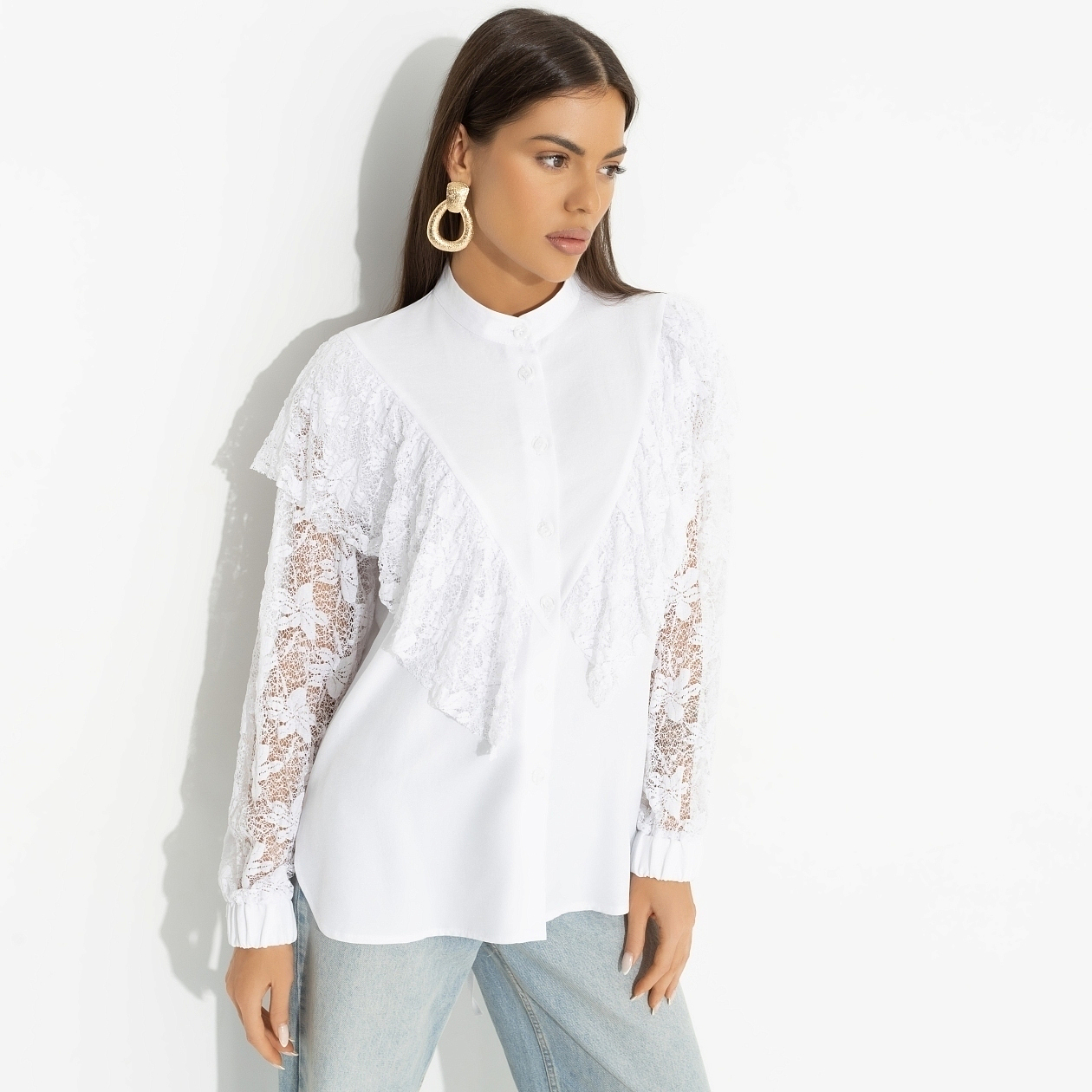 Only You (white). Состав: 65% полиэстер, 30% вискоза, 5% спандекс