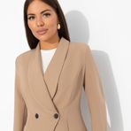 Жакет Невероятно прекрасна (biege). Состав: 60% полиэстер, 37% вискоза, 3% спандекс