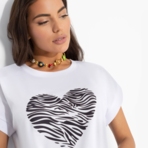 Футболка Оттенок настроения (heart). Состав: 65% п/э, 30% вискоза, 5% стрейч