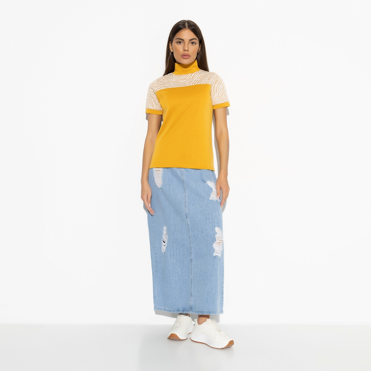 Водолазка С тобой вдвоём (fashion). Состав: 65% п/э, 30% вискоза, 5% стрейч