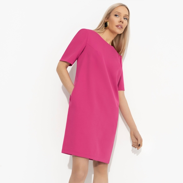 Платье Виртуальные будни (fuchsia)