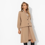 Местная знаменитость (бежевая). Купить женский Юбка оптом от производителя.