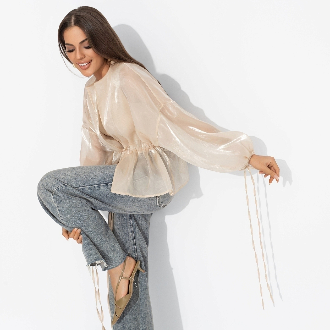 Жакет Вершина восхищения (бежевый). Состав: 100% полиэстер