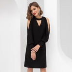 Платье Новые стандарты красоты (блэк). Состав: 96% п/э, 4% эластан