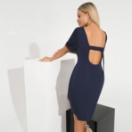 Платье Интригующий момент. Состав: 65% полиэстер, 30% вискоза, 5% эластан