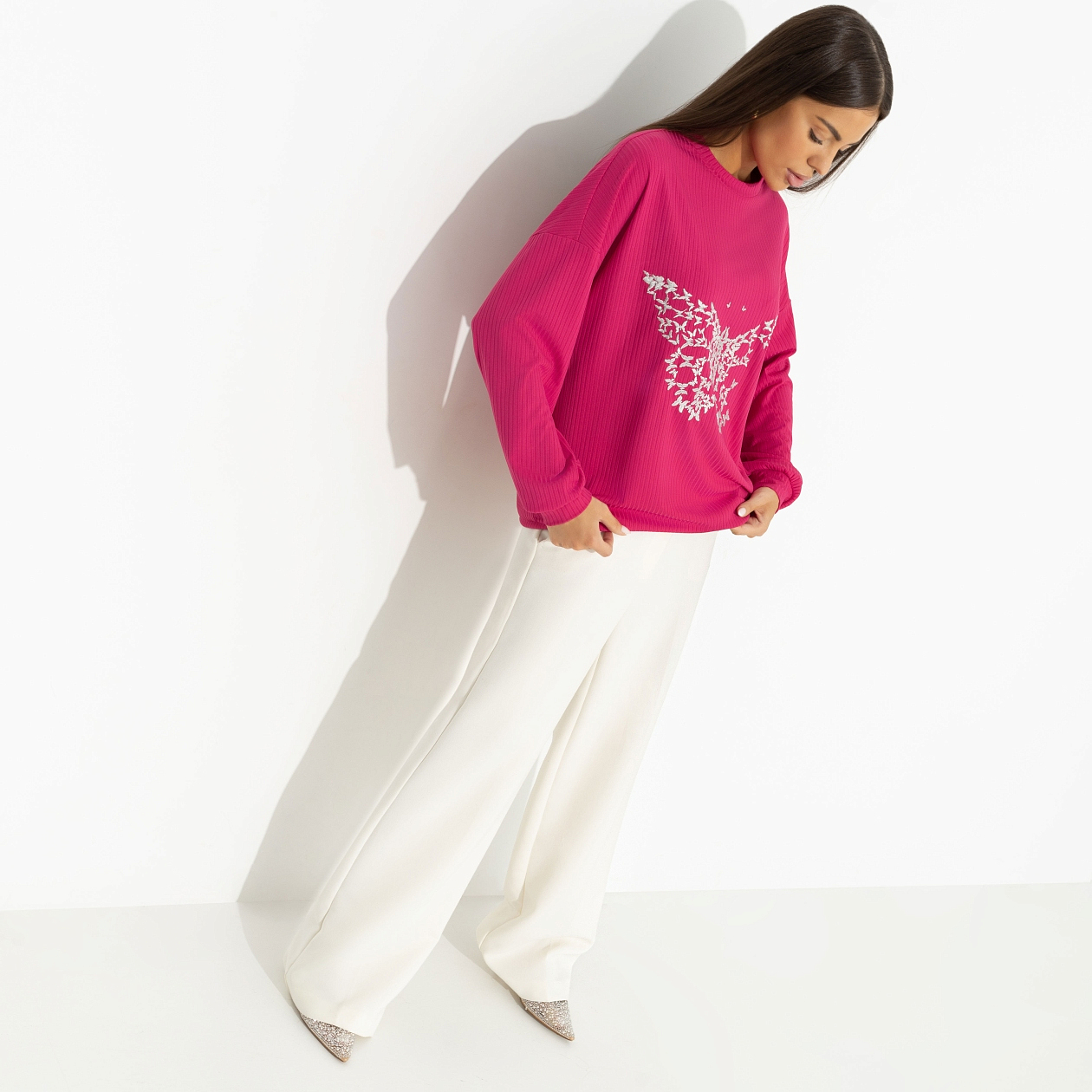 Профессия – красавица. Состав: 65% п/э, 30% вискоза, 5% эластан